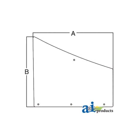 A & I Products Glass, Door, Service (SGB) 39" x31.5" x6.5" A-L62594